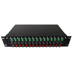 2U Rack Mount Chassis Video+Data Transmission